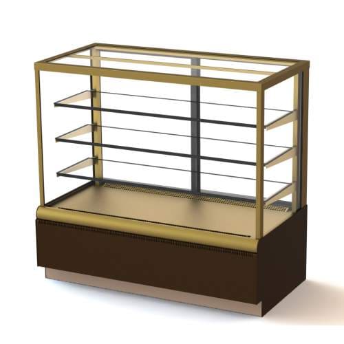 Витрина кондитерская Полюс 0.9D Carboma Cube в аренду, кубическая, среднетемпературная