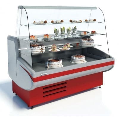 Кондитерская витрина CRYSPI Gamma 2K 1350 в аренду, среднетемпературная