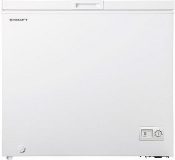 Морозильный ларь 230 Kraft в аренду, низкотемпературный, белый, глухая крышка
