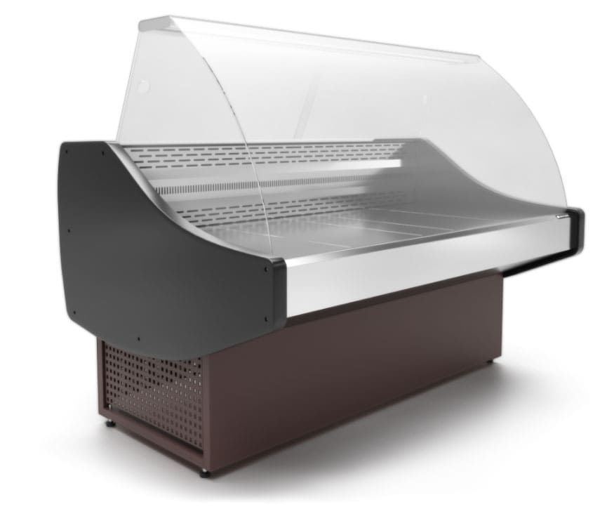 Холодильная витрина Арктика 1500U в аренду, универсальная, идеальна для выставки, с запасником