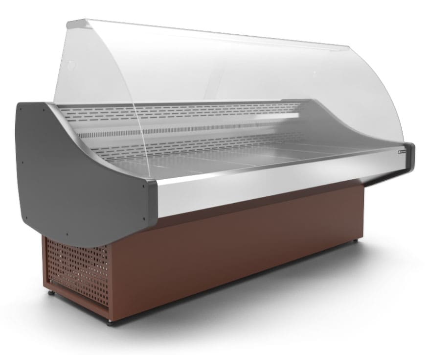 Холодильная витрина Арктика 1800U в аренду, универсальная, идеальна для выставки, с запасником