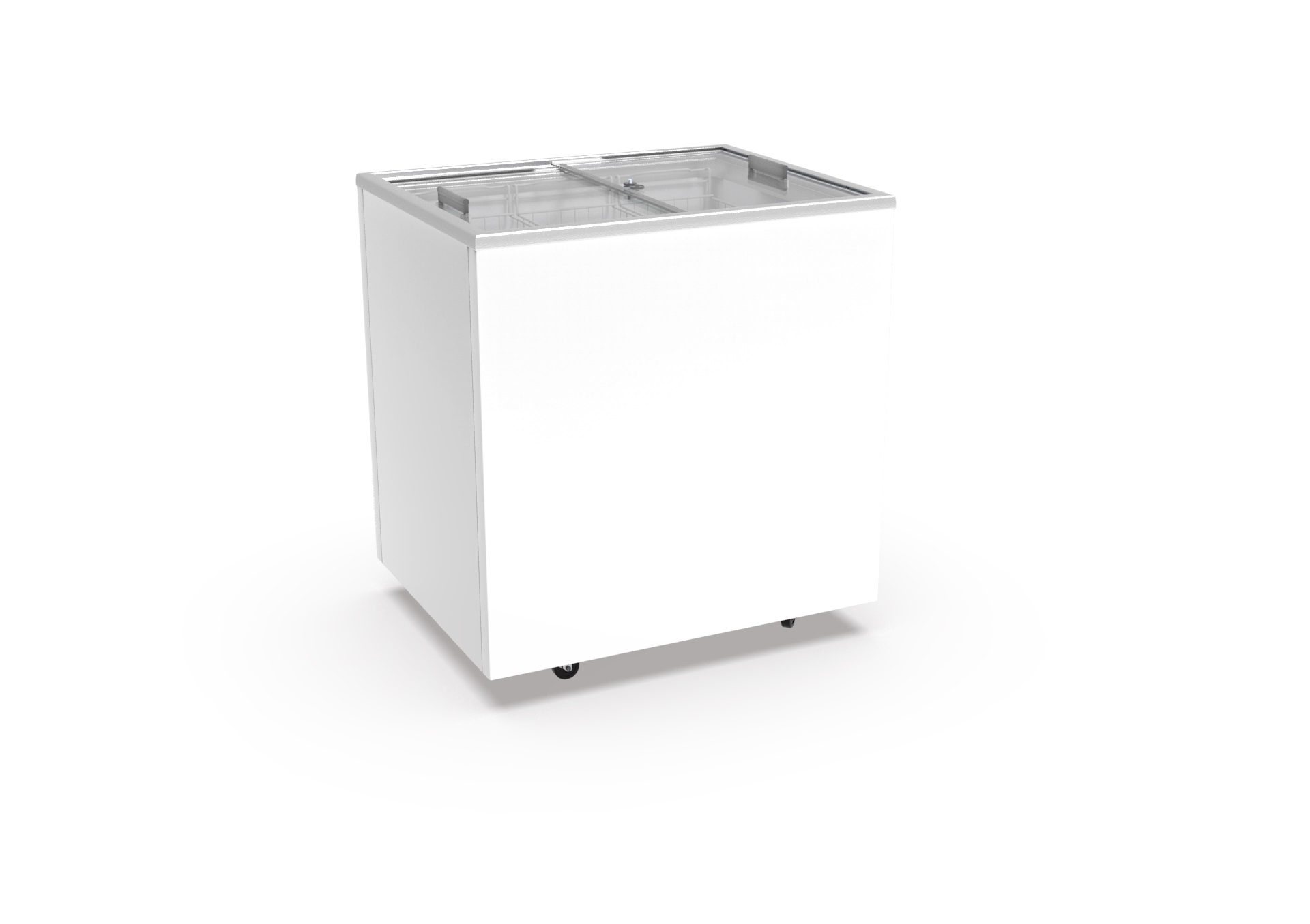 Морозильный ларь UBC expert 250 flat в аренду,  низкотемпературный, прямое стекло