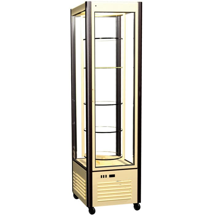 Холодильник Полюс D4VM 400-2 в аренду, среднетемпературный, витринный, вращающиеся полки