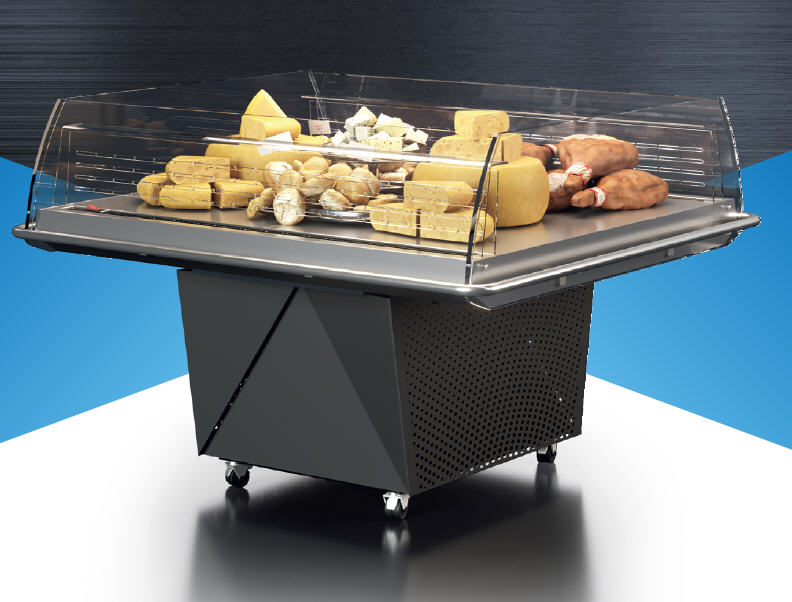 Холодильная витрина промо ЛИДЕЯ 125 ВС демонстрационная Enteco master в аренду, среднетемпературная